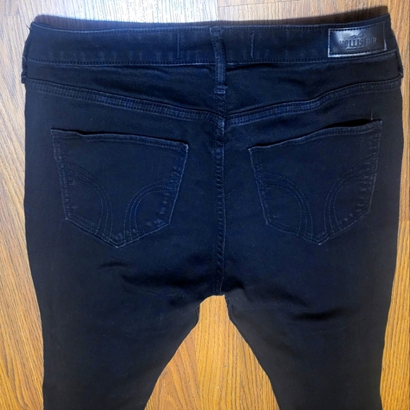 Hollister California Black Ripped Skinny Jeans - Size 9S (W29 L26) Short - Picture 12 of 12